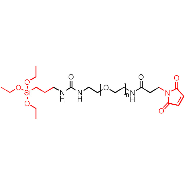 硅烷-聚乙二醇-马来酰亚胺,MAL-PEG-Silane;Silane-PEG-Maleimide