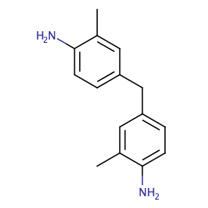 3,3'-二甲基-4,4'-二氨基二苯甲烷,4-[(4-aminophenyl)methyl]-2-methylaniline