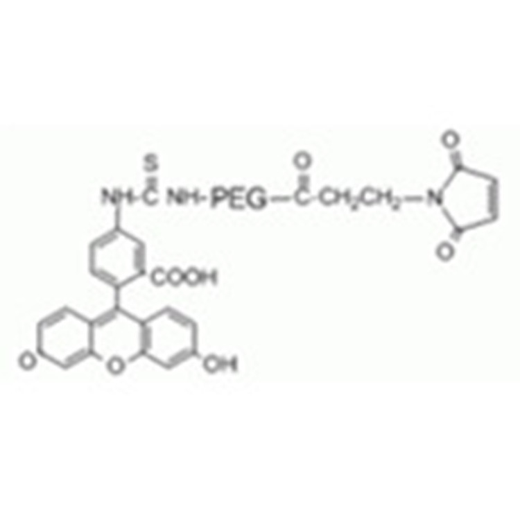 熒光素聚乙二醇馬來酰亞胺,FITC-PEG-MAL;Fluorescein-PEG-Maleimide