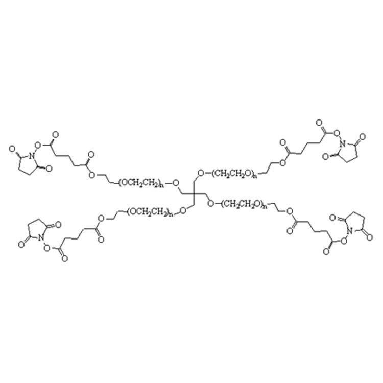 四臂-聚乙二醇-琥珀酰亚胺戊二酸酯,4-Arm PEG-SG