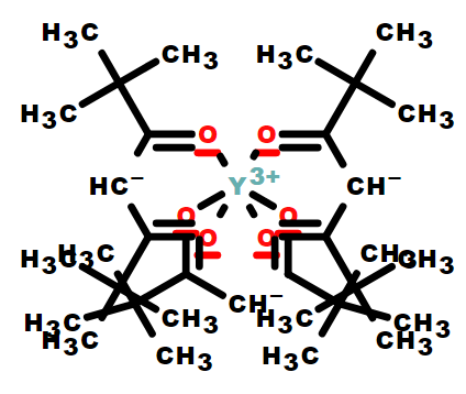 三(2,2,6,6-四甲基-3,5-庚二酮酸)钇(III),Tris(2,2,6,6-tetramethyl-3,5-heptanedionato)yttrium(III)[Y(TMHD)3]