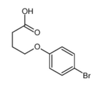 4-(4-溴苯氧基)丁酸乙酯,4-(4-bromophenoxy)butyric acid;4-(4-bromo-phenoxy)-butyric acid; 4-(p-Bromophenoxy)buttersaeure;4-(4-bromophenoxy)butanoic acid