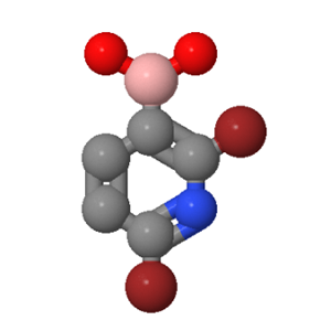 1256355-52-8；2,6-二溴吡啶-3-硼酸