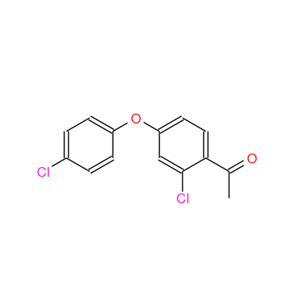 119851-28-4；2-氯-4-(4-氯苯氧基)苯乙酮