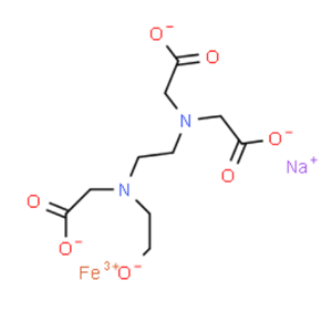 sodium [N-[2-[bis(carboxymethyl)amino]ethyl]-N-(2-hydroxyethyl)glycinato(4-)]ferrate(1-),sodium [N-[2-[bis(carboxymethyl)amino]ethyl]-N-(2-hydroxyethyl)glycinato(4-)]ferrate(1-)