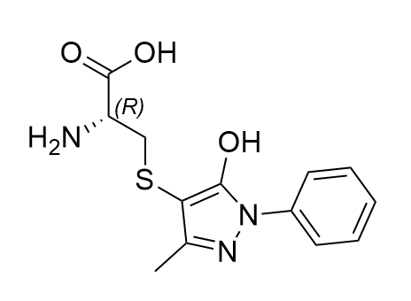 依达拉奉杂质07,(5-hydroxy-3-methyl-1-phenyl-1H-pyrazol-4-yl)-L-cysteine