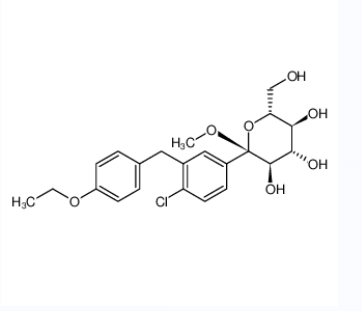 2-氯-5-(1-甲氧基-D-吡喃葡萄糖-1-基)-4-乙氧基二苯甲烷,5-(4,4,5,5-tetramethyl-1,3,2-dioxaborolan-2-yl) benzo [d]oxazol -2-amine