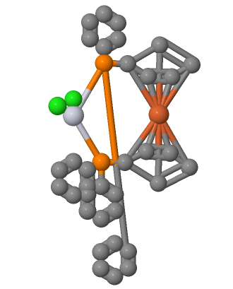 (1,1'-雙(二苯基膦基)二茂鐵)二氯鉑(II),dichloro(1,1'-bis(diphenylphosphanyl)ferrocene)platinum(II)