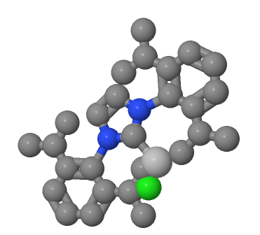 氯[1,3-双(2,6-二异丙苯基)咪唑-2-亚基]银,Chloro[1,3-bis(2,6-diisopropylphenyl)imidazol-2-ylidene]silver