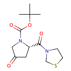 (2S)-4-氧代-2-(3-噻唑烷基羰基)-1-吡咯烷羧酸叔丁酯,(2S)-4-Oxo-2-(3-thiazolidinylcarbonyl)-1-pyrrolidinecarboxylic acid tert-butyl ester