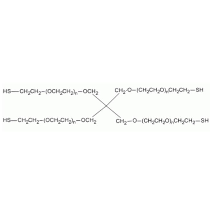 四臂-聚乙二醇-巯基,4-Arm PEG-SH;4-Arm PEG-Thiol