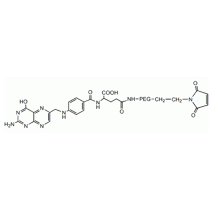 叶酸聚乙二醇马来酰亚胺,FA-PEG-Mal;Folic acid PEG Maleimide