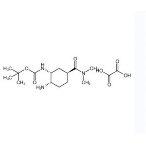 (1S, 2R, 4S)-1-氨基-4-(二甲基氨基羰基)-环己基-2-氨基甲酸叔丁酯草酸盐,Tert-Butyl(1R,2S,5S)-2-azido-5-[(diMethylaMino)carbonyl]cyclohexylcarbaMate oxalic acid