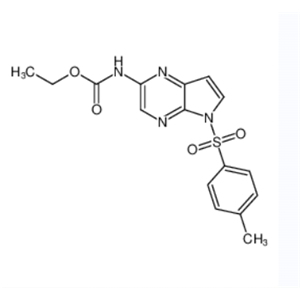 N-[5-[(4-甲基苯基)磺酰基]-5H-吡咯并[2,3-b]吡嗪-2-基]氨基甲酸乙酯