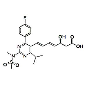 rac-(4E,6E)-5-Dehydroxy Rosuvastatin