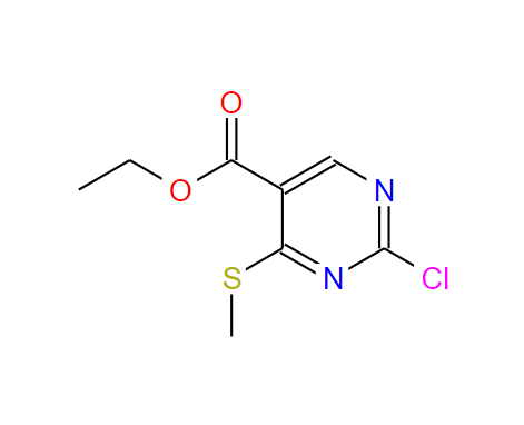 2-氯-4-(甲基硫烷基)嘧啶-5-甲酸乙酯,ethyl 2-chloro-4-(methylsulfanyl)pyrimidine-5-carboxylate