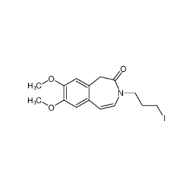 7,8-二甲氧基-3-(3-碘代丙基)-1,3-二氫-2H-3-苯并氮雜卓-2-酮,7,8-Dimethoxy-3-(3-iodopropyl)-1,3-dihydro-2H-3-benzazepin-2-one