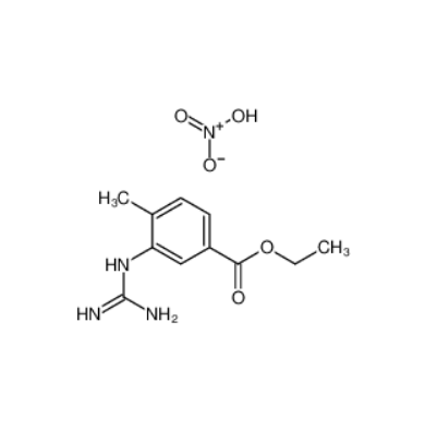 3-[(氨基亚胺甲基)氨基]-4-甲基苯甲酸乙酯硝酸盐,3-[(Aminoiminomethyl)amino]-4-methylbenzoic acid ethyl ester mononitrate