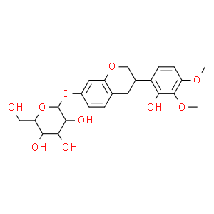 黄芪异黄烷苷,7,2'-Dihydroxy-3',4'-dimethoxyisoflavan-7-O-β-D-glucopyranoside