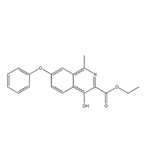 4-羟基-1-甲基-7-苯氧基-3-异喹啉羧酸乙酯