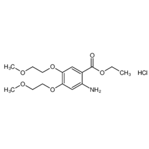 2-氨基-4,5-双(2-甲氧基乙氧基)苯甲酸乙酯盐酸盐,2-Amino-4,5-bis(2-methoxyethoxy)benzoic acid ethyl ester hydrochloride