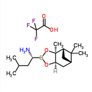 (aR,3aS,4S,6S,7aR)-六氢-3a,8,8-三甲基-alpha-(2-甲基丙基)-4,6-甲桥-1,3,2-苯并二氧硼烷-2-甲胺 2,2,2-三氟乙酸盐,(αR)-(1S,2S,3R,5S)-Pinanediol-1-amino-3-methylbutane-1-boronate Trifluoroacetate