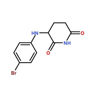 3-((4-bromophenyl)amino)piperidine-2,6-dione