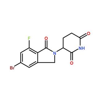 3-(5-bromo-7-fluoro-1-oxoisoindolin-2-yl)piperidine-2,6-dione