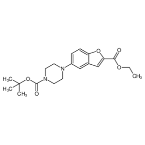 5-(4-叔丁氧羰基-哌嗪-1-基)苯并呋喃-2-甲酸乙酯