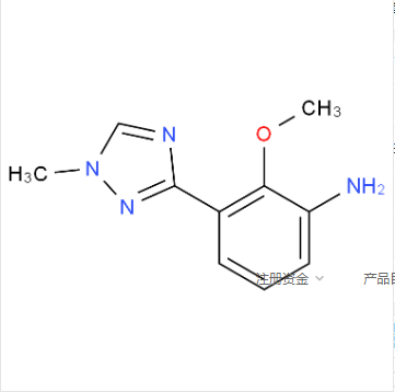 2-甲氧基-3-(1-甲基-1H-1,2,4-三唑-3-基)苯胺,2-methoxy-3-(1-methyl-1H-1,2,4-triazol-3-yl)aniline