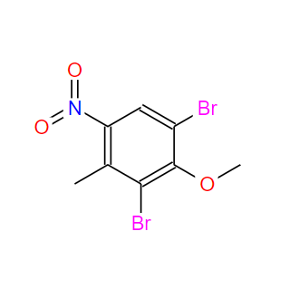 2,6-二溴-3-甲基-4-硝基苯甲醚,1,3-dibromo-2-methoxy-4-methyl-5-nitrobenzene