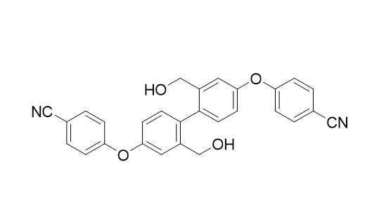 克立硼罗杂质11,4,4'-((2,2'-bis(hydroxymethyl)-[1,1'-biphenyl]-4,4'-diyl)bis(oxy))dibenzonitrile