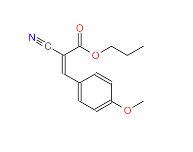 2-氰基-3-(4-甲氧苯基)-2-丙烯酸丙酯,propyl 2-cyano-3-(4-methoxyphenyl)prop-2-enoate