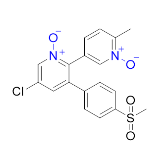 依托考昔杂质04,5-chloro-6'-methyl-3-(4-(methylsulfonyl)phenyl)-[2,3'-bipyridine]   1,1'-dioxide