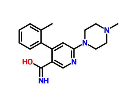 6-(4-甲基哌嗪-1-基)-4-(2-甲基苯基)烟酰胺,6-(4-Methylpiperazin-1-yl)-4-(o-tolyl)nicotinamide