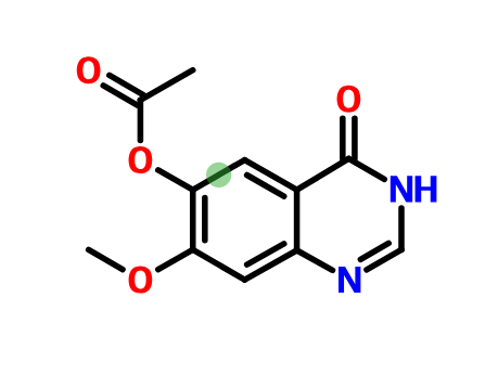 3,4-二氫-7-甲氧基-4-氧代喹唑啉-6-醇乙酸酯,6-acetoxy-7-methoxy-3,4-dihydroquinazolin-4(3H)-one