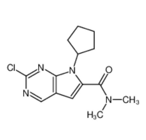 2-氯-7-环戊基-N,N-二甲基-7H-吡咯并[2,3-D]嘧啶-6-甲酰胺,2-chloro-7-cyclopentyl-N,N-diMethyl-7H-pyrrolo[2,3-d]pyriMidine-6-carboxaMide