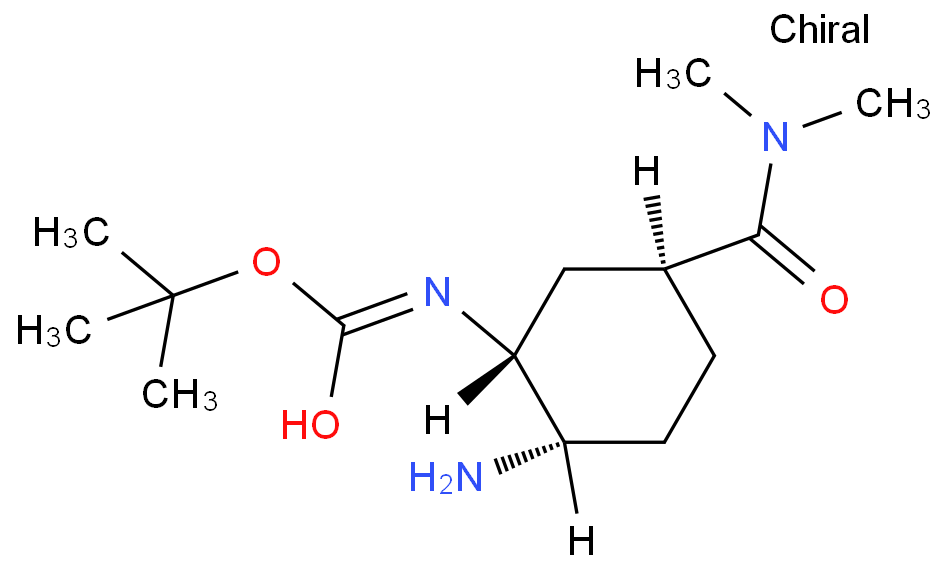 [(1R,2S,5S)-2-氨基-5-[(二甲基氨基)羰基]环己基]氨基甲酸叔丁酯,tert-Butyl [(1R,2S,5S)-2-amino-5-[(dimethylamino)carbonyl]cyclohexyl]carbamate