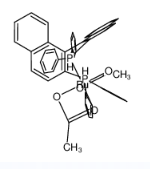 [(S)-(-)- 2,2'-双(二苯基)-1,1'联萘]钌,Diacetato[(S)-(-)-2,2'-bis(diphenylphosphino)-1,1'-binaphthyl]ruthenium(II)