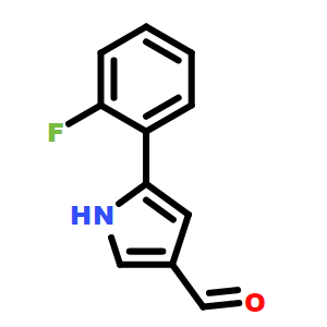 5-(2-氟苯基)-1H-吡咯-3-甲醛,1H-Pyrrole-3-carboxaldehyde, 5-(2-fluorophenyl)-
