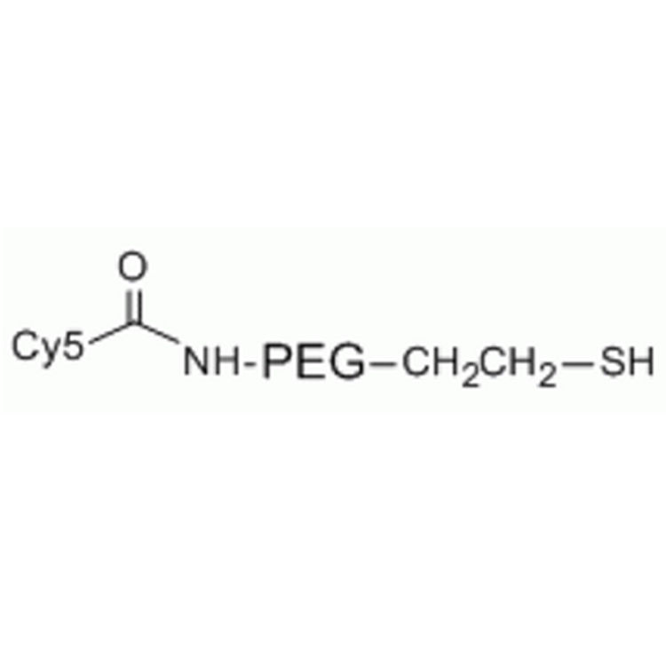 花青素CY5-聚乙二醇-巯基,CY5-PEG-SH;Cyanine5-PEG-Thiol
