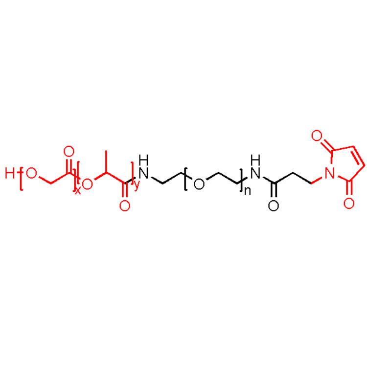 聚乙交酯丙交酯-聚乙二醇-马来酰亚胺,PLGA-PEG-MAL;PLGA-PEG-Maleimide