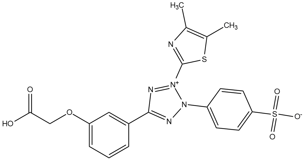 MTS試劑盒,4-(5-(3-(carboxymethoxy)phenyl)-3-(4,5-dimethylthiazol-2-yl)-2H-tetrazol-3-ium-2-yl)benzenesulfonate