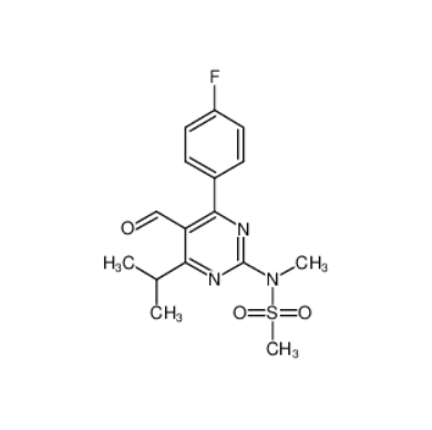 4-(4-氟苯基)-6-異丙基-2-[(N-甲基-N-甲磺酰)氨基]嘧啶-5-甲醛,4-(4-Fluorophenyl)-6-isopropyl-2-[(N-methyl-N-methylsulfonyl)amino]pyrimidinyl-5-yl-formyl