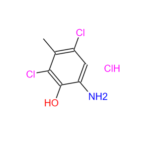 39549-31-0；6-氨基-2,4-二氯-3-甲基苯酚盐酸
