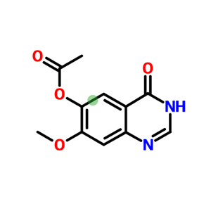3,4-二氢-7-甲氧基-4-氧代喹唑啉-6-醇乙酸酯,6-acetoxy-7-methoxy-3,4-dihydroquinazolin-4(3H)-one