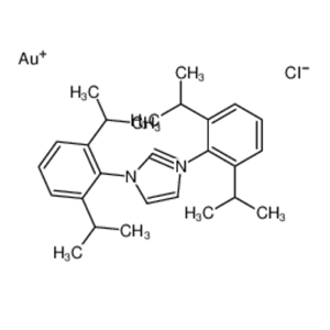 1,3-双(2,6-二-异丙基苯基)亚氨唑-2-金(I)氯,[1,3-bis[2,6-di(propan-2-yl)phenyl]imidazol-2-ylidene]-chlorogold