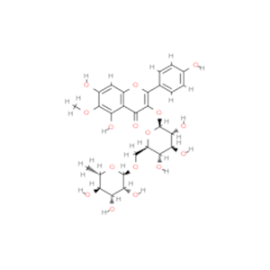 6-甲氧基山柰酚-3-O-芸香糖苷；403861-33-6