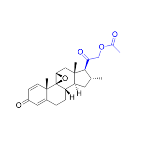 糠酸莫米松杂质51,2-oxo-2-((4aS,4bS,5aS,6aS,7S,8R,9aS,9bS)-4a,6a,8-trimethyl-2-oxo-2,4a,5a,6,6a,7,8,9,9a,9b,10,11-dodecahydrocyclopenta[1,2]phenanthro[4,4a-b]oxiren-7-yl)ethyl   acetate