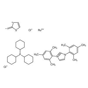 三环[1,3 -二(2,4,6三甲苯)咪唑- 2 -亚基] [2 -噻吩亚甲基]钌,Tricyclohexylphosphine[1,3-bis(2,4,6-trimethylphenyl)imidazol-2-ylidene] [2-thienylmethylene]ruthenium(II) dichloride, min. 95%